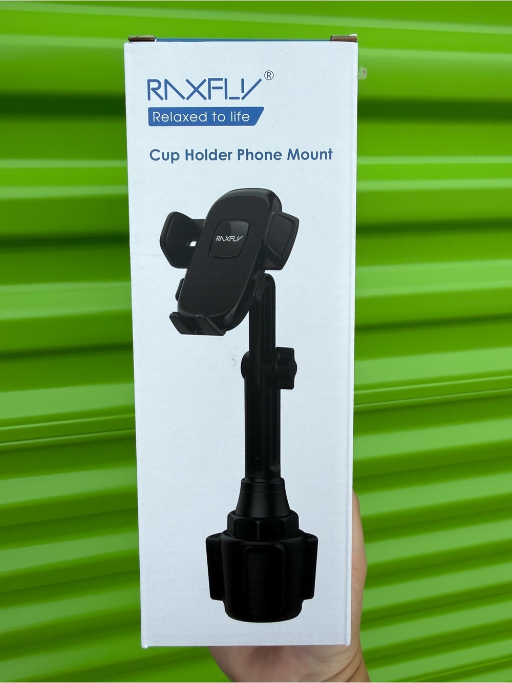 Black Cup Holder Phone Mount